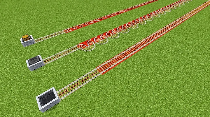 Best way to build a Fastest Railroad in Minecraft