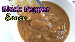 Homemade Black Pepper Sauce | Sos Lada Hitam Simple