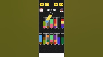 Water sort puzzle 915 #water #sort #puzzle