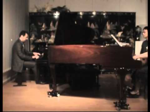 Rachmaninov Piano Concerto No. 3 in D minor, Op. 30 on 2 pianos (1st movement, 1/2)