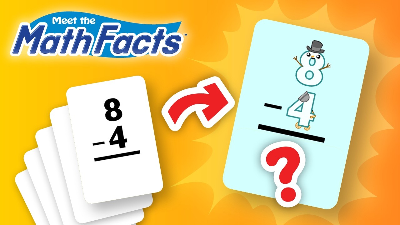 Level 1 Subtraction Flashcards Challenge | Meet the Math Facts - YouTube