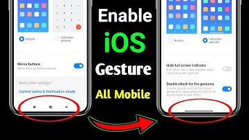 ||How to Enable iOS Swipe Gestures in Any Android Mobile !! Enable Full Screen Gestures in Android||
