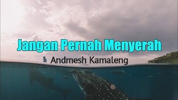 Jangan Pernah Menyerah - Cover by Andmesh Kamaleng (Lirik Lagu Rohani)