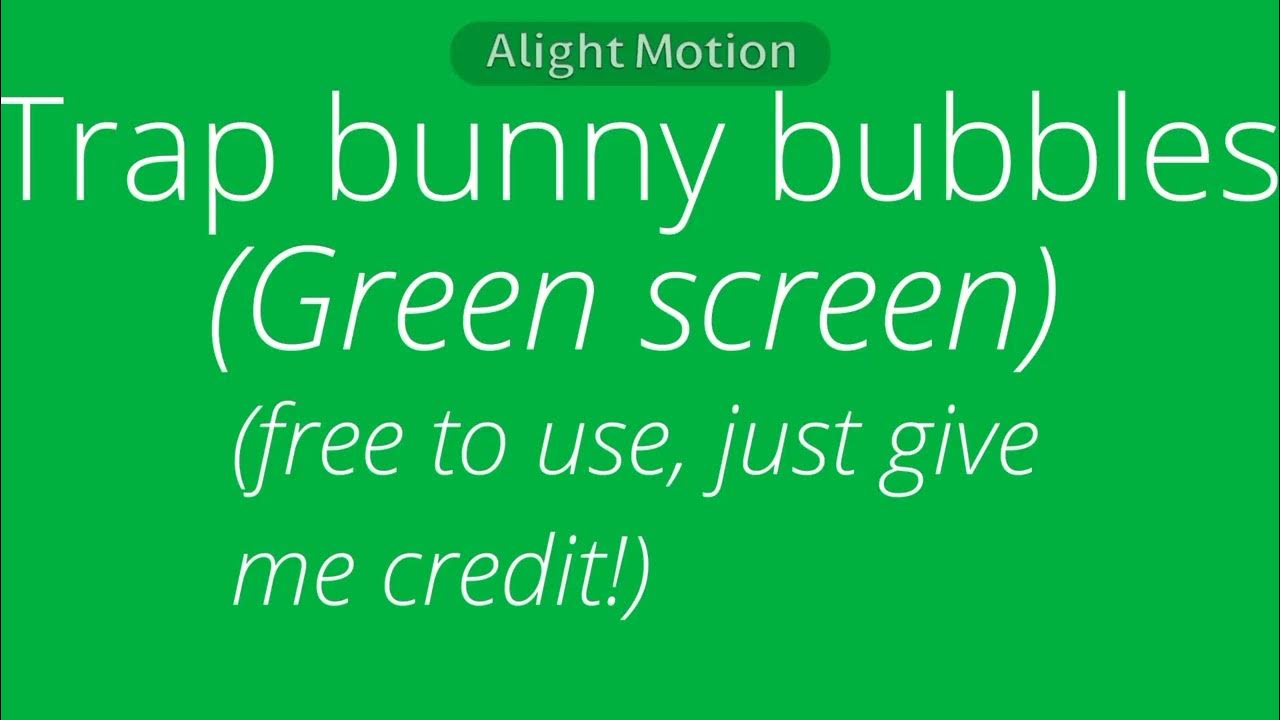 Trap bunny bubblesfree to use just give credit ᕙ(⇀‸↼‶)ᕗ• YouTube