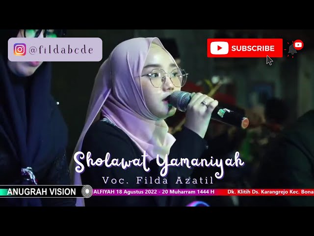 SHOLAWAT YAMANIYAH (Rebana Modern Version) - Cover by Filda Azatil || Audul Marom Demak class=