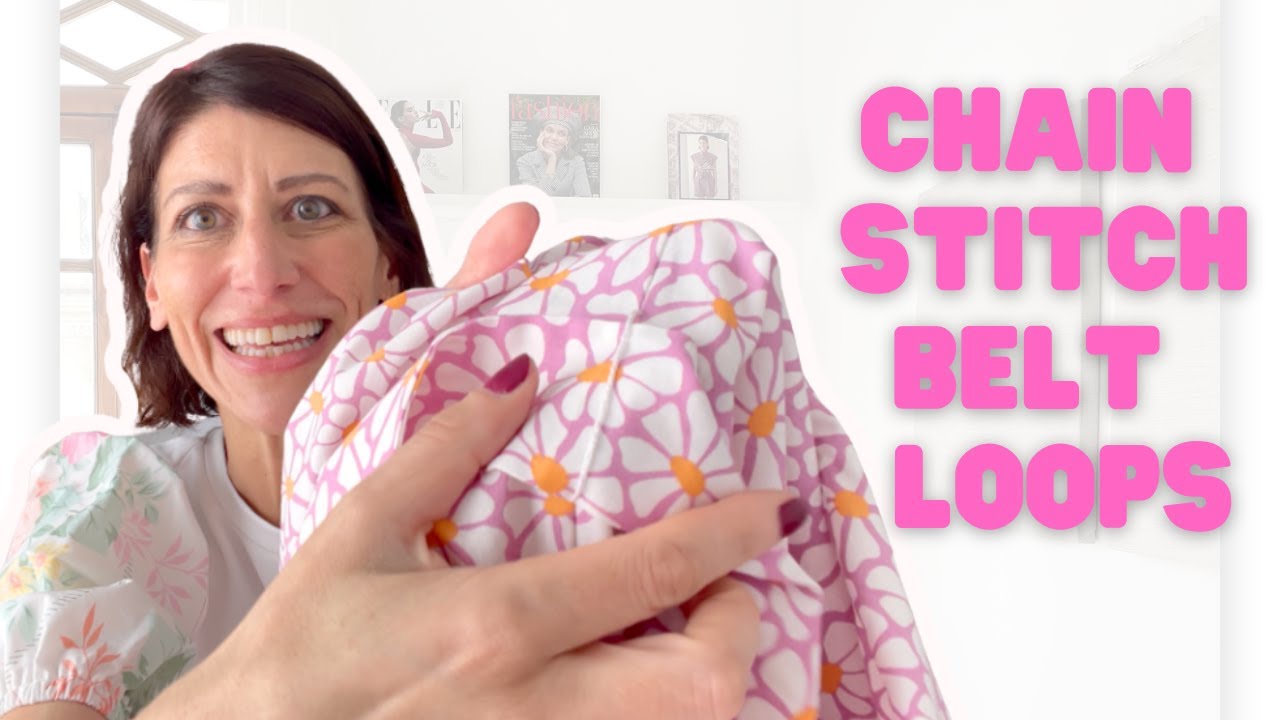 Handsewn Belt Loops | EASY Chain Stitch Belt Loops