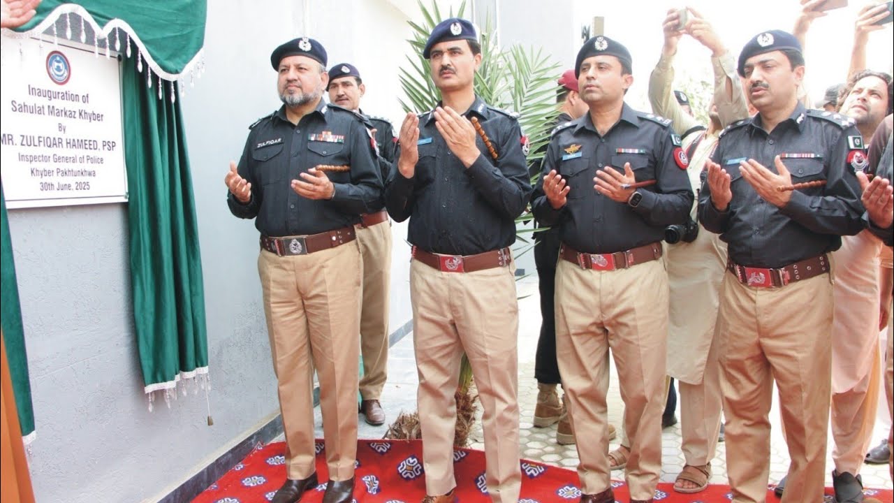 IG KP Zulfiqar Hameed Inaugurates First Modern Police Facilitation Center in Historic Khyber