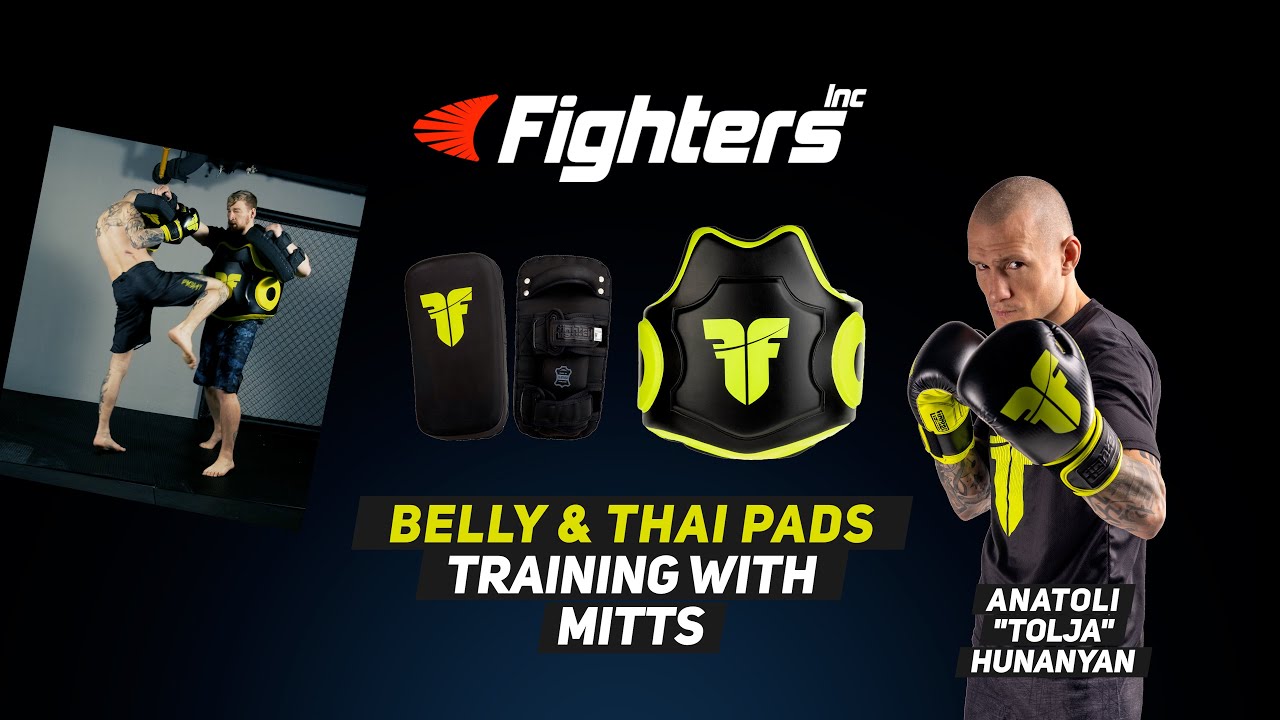 Training on Thai Pads and Belly Pad - YouTube