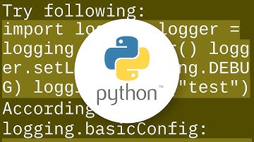 Get Output From the logging Module in IPython Notebook