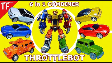 Throttlebot Weijiang KO Toyworld ⚡️ How to build Transformers combiner tutorial GotBot Throttlor
