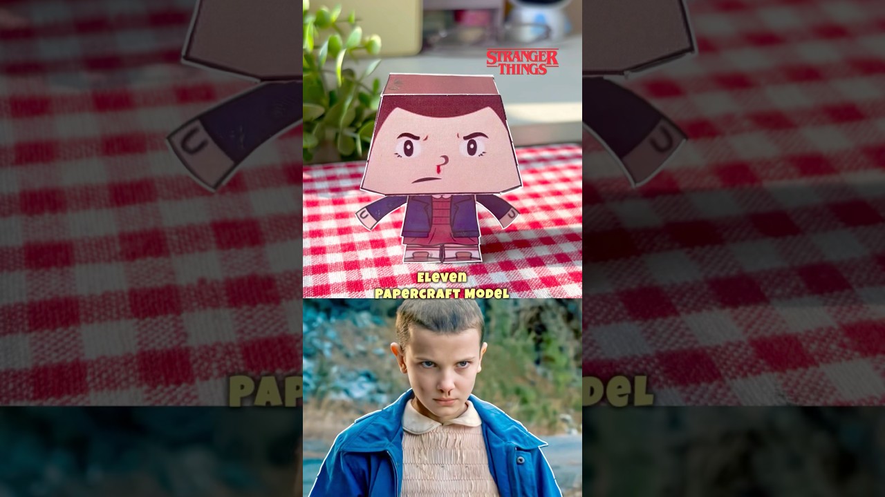 Eleven Papercraft Model // Stranger Things DIYs & Crafts 