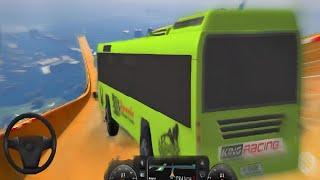 Impossible Bus Stunt Racing 2024 - MegaRamp Driving Simulator 3D AndroidGamePlay #beamngdrive