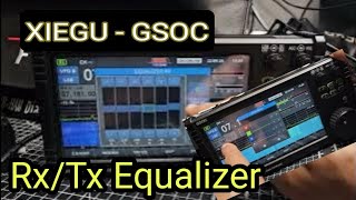 XIEGU GSOC - GRAPHIC EQUILIZER & MORE. TIPS