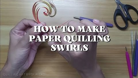 DIY Quilling Swirls | Paper Quilling for Beginners