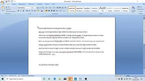 UiPath Tutorials - Fixed Length Random Number Generation