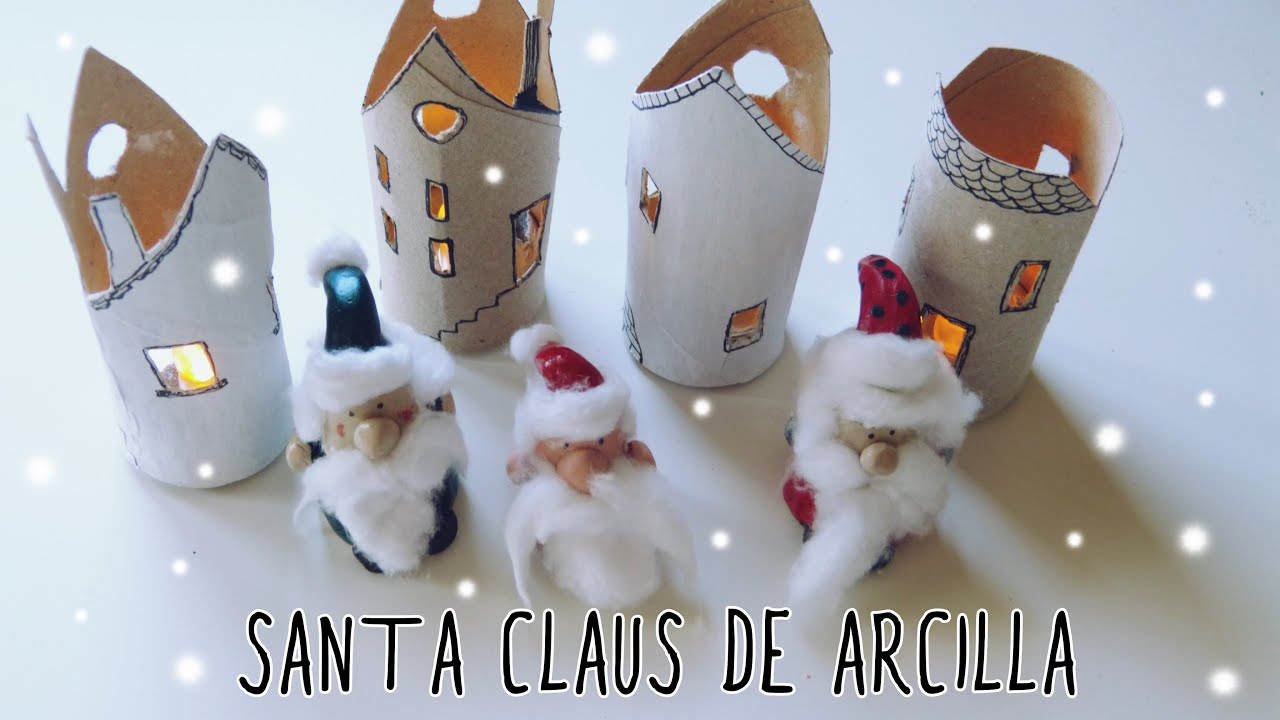 ADORNOS DE NAVIDAD DIY: Santa Claus o Papá Noel apuntes del subsuelo