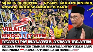 NAH LOH ! SUPORTER TIMNAS MALAYSIA NYANYIKAN LAGU INDONESIA SETIAP AKAN BERMAIN 🇮🇩 Reaction 🇲🇾