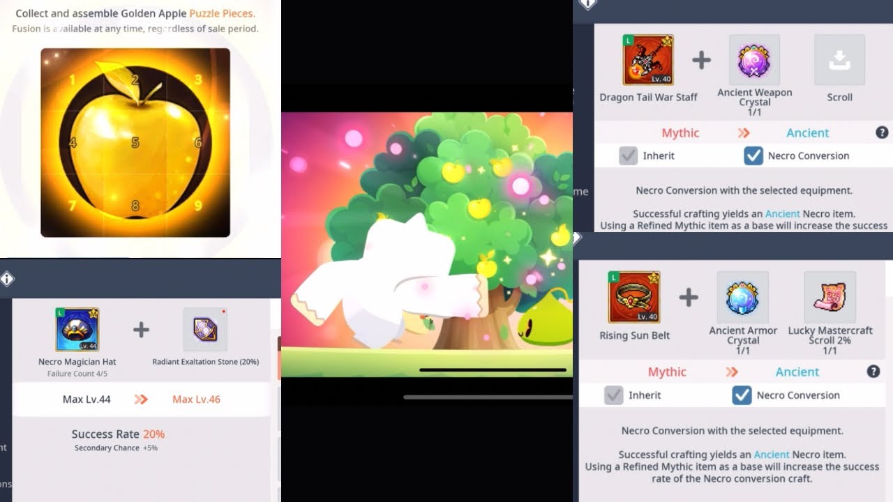 [楓之谷M / Maplestory M] 20K GOLDEN APPLE Upgrades & Enhancements 8/2/23