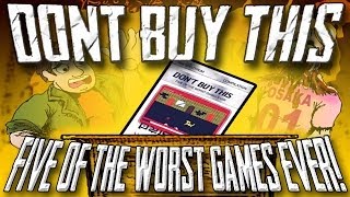 🚫 Don't Buy This: Five of the Worst Games Ever (ZX Spectrum)| Games Yanks Can't Wank| Larry Bundy Jr