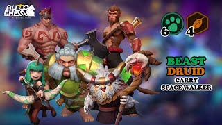 ITS DRUIDS MAKE YOU ANNOYED ON MIDDLE GAME😤😤LET'S BUILDS 6 BEAST 4 DRUIDS !!! - Auto Chess Mobile