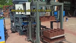 QT4 15 automatic hollow block machine knock block electronic control WhatsApp +86 18315754985 by Brick making machine 135 views 2 years ago 1 minute, 18 seconds