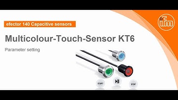 How to: Multicolour-Touch-Sensor KT6: Parameter setting KT6