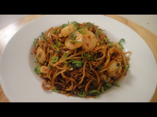 Chilli Garlic Prawn Noodles