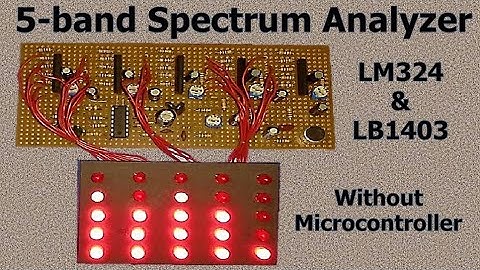 Audio Spectrum Analyzer Circuit | DIY VU Meter KA2284 LB1403