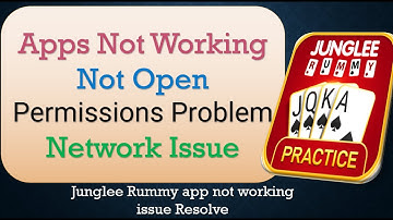 How to Fix Junglee Rummy  App Not Working / Not Open