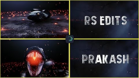 Snake Style 3D Name Art Editing In Alight Motion #alightmotion #kinemaster #nameartediting #tutorial