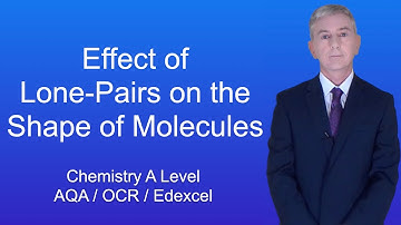 Scheikunde A-niveau herhaling "Effect van vrije elektronenparen op de vorm van moleculen".