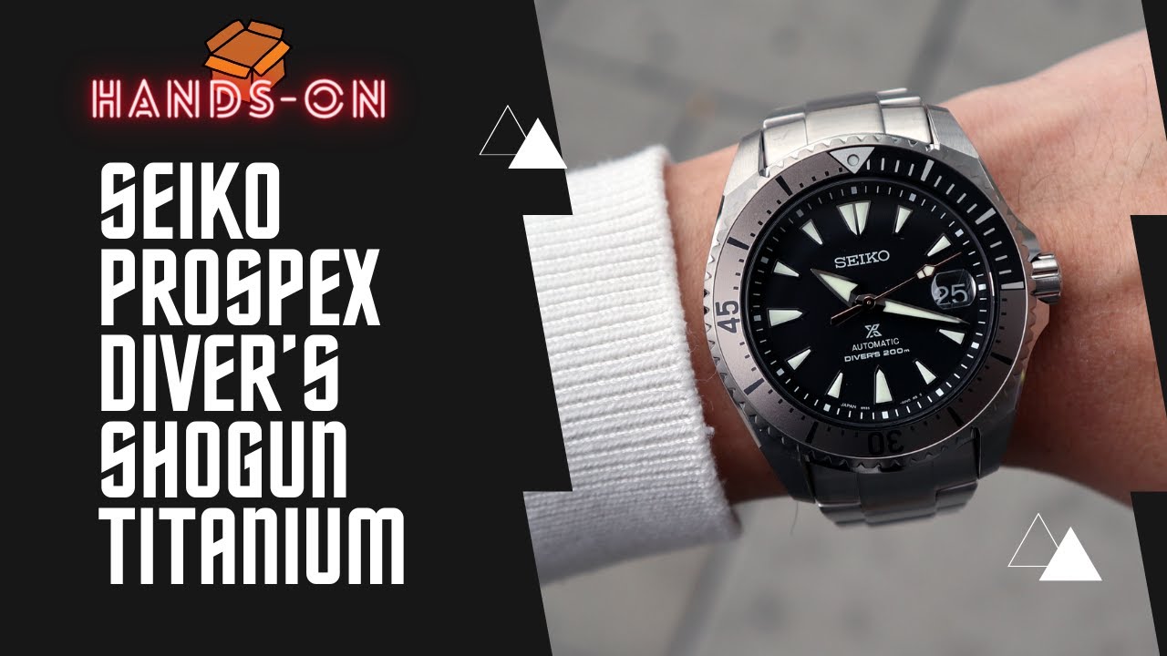 Unboxing 2020 Seiko Prospex Diver's Shogun Titanium SPB191J1 - YouTube