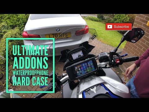 Review of Motorcycle & bike waterproof Smartphone mounting solutions from Ultimate addons