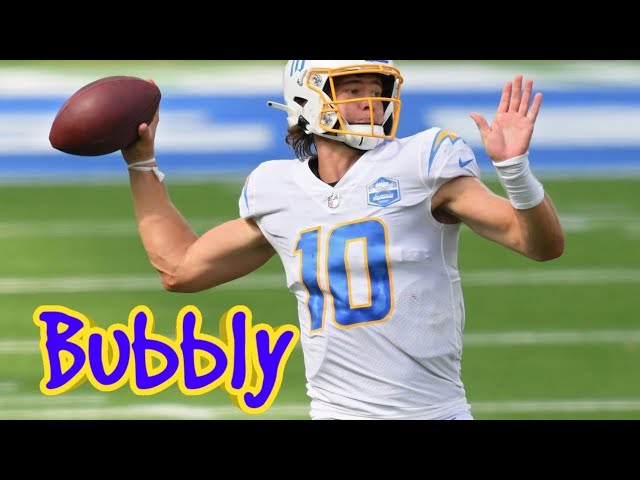 Justin Herbert "Bubbly" -Young Thug feat. Travis Scott