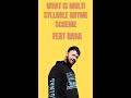 What is Multi Syllable Rhyme? | RAGA | Seher | Bar Brakdown | Hiphop Lab Shorts | #shorts