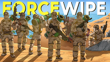Rust - HOW A 100,000 HOUR SQUAD DOMINATES FORCE WIPE