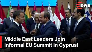 HISTORIC VIDEO: Middle East Leaders Join EU Summit in Cyprus to Discuss Iran Crisis | AQ1Z