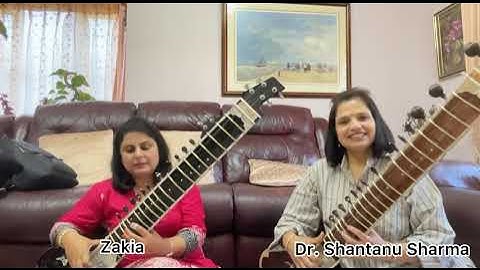 Gat and Tode with Sargam notation/ Raag Malkauns/ Razakhani Gat/ Madhya lay/ Sitar/ GuruShishya 