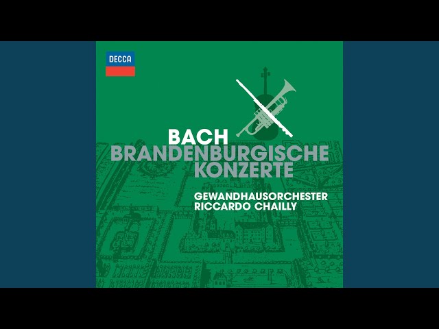Bach - Concerto Brandebourgeois n°5:2è mvt : Membres Gewandhaus Leipzig / R.Chailly