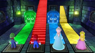 Мульт Mario Party 10 Minigames Mario Vs Waluigi Vs Luigi Vs Peach Master Difficulty
