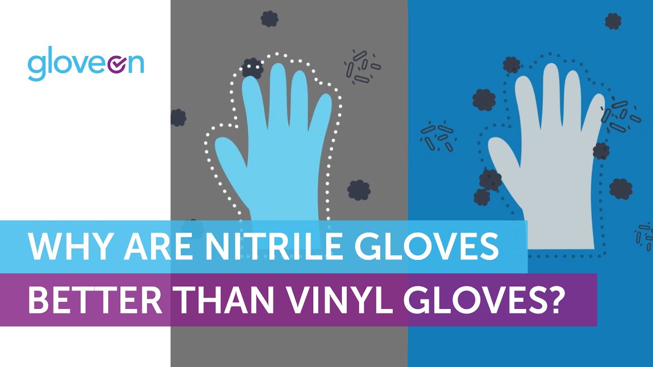 Why are Nitrile Gloves Vinyl Gloves | GloveOn - YouTube