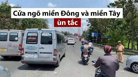 Nghỉ lễ, cửa ngõ miền Đông và miền Tây đều ùn tắc - PLO