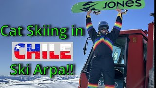 Backcountry Cat Skiing in Chile August 2024.  Absolute best skiing / snowboarding in South America!!