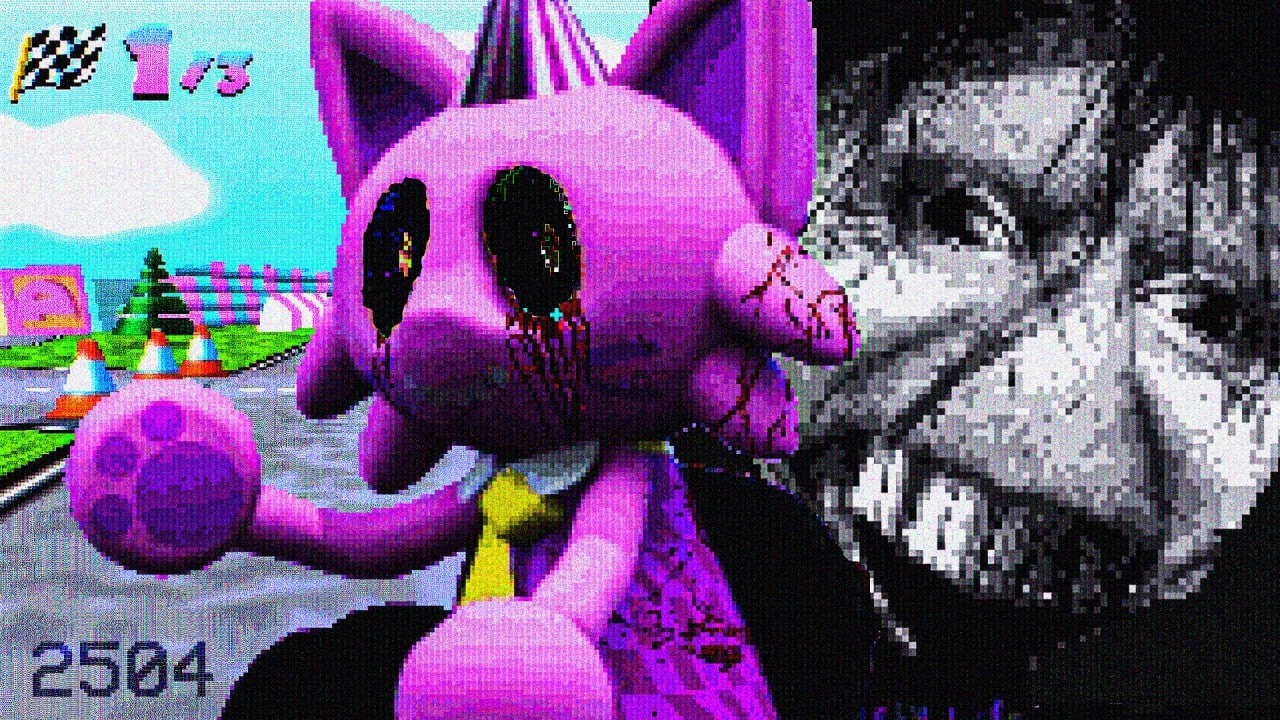 ГОНКА НА ТОТ СВЕТ: ТАЙНА Kitty Kart 64