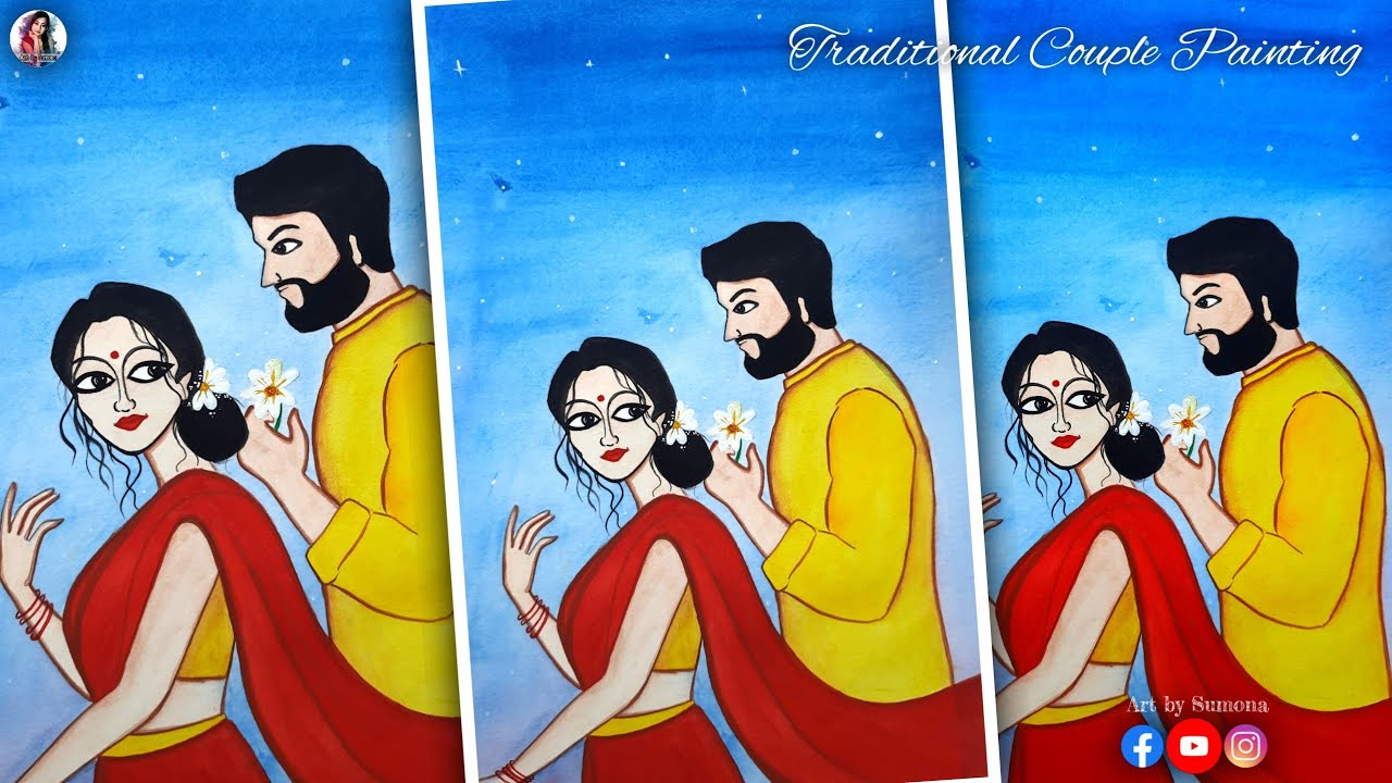 Bengali Couple Having Hot Tea Illustration Stock Illustration 2285182735 |  Shutterstock