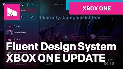 Hands-on: Xbox One Fluent Design UI update
