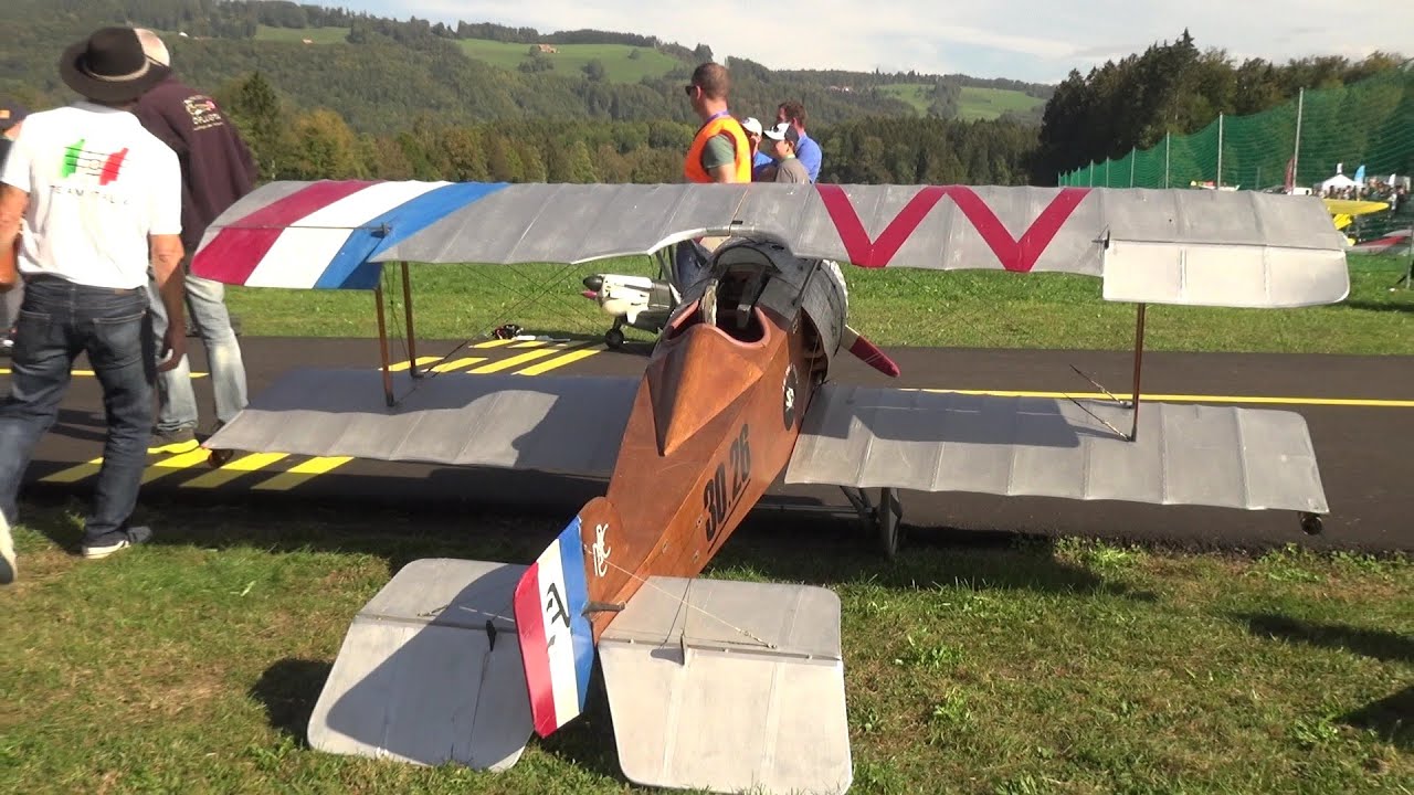 Giant RC Airplanes Nieuport 17 Scale Model Team Italy