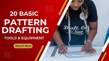 20 IMPORTANT TOOLS & EQUIPMENT FOR PATTERN DRAFTING AND THEIR USES : Detailed and beginner friendly