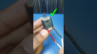 How To Repair Motor At Home | Dc Motor Repairing Easy 💡 #shorts