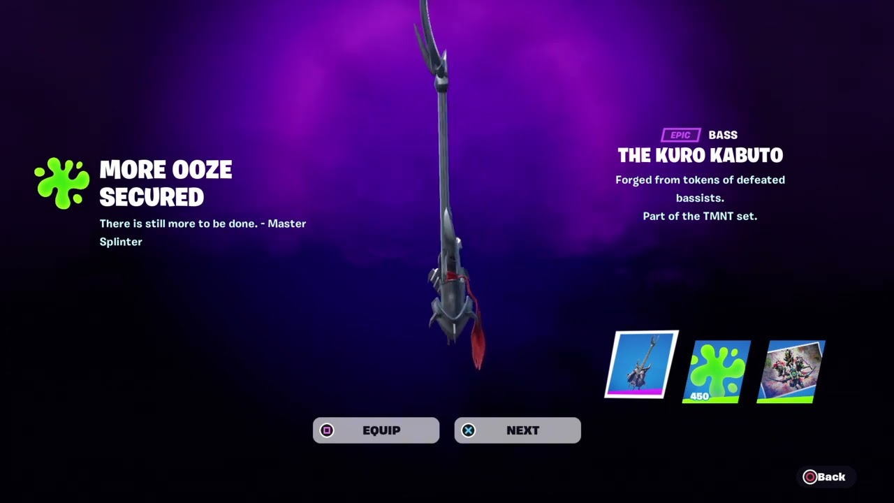 Fortnite Bass:  THE KURO KABUTO